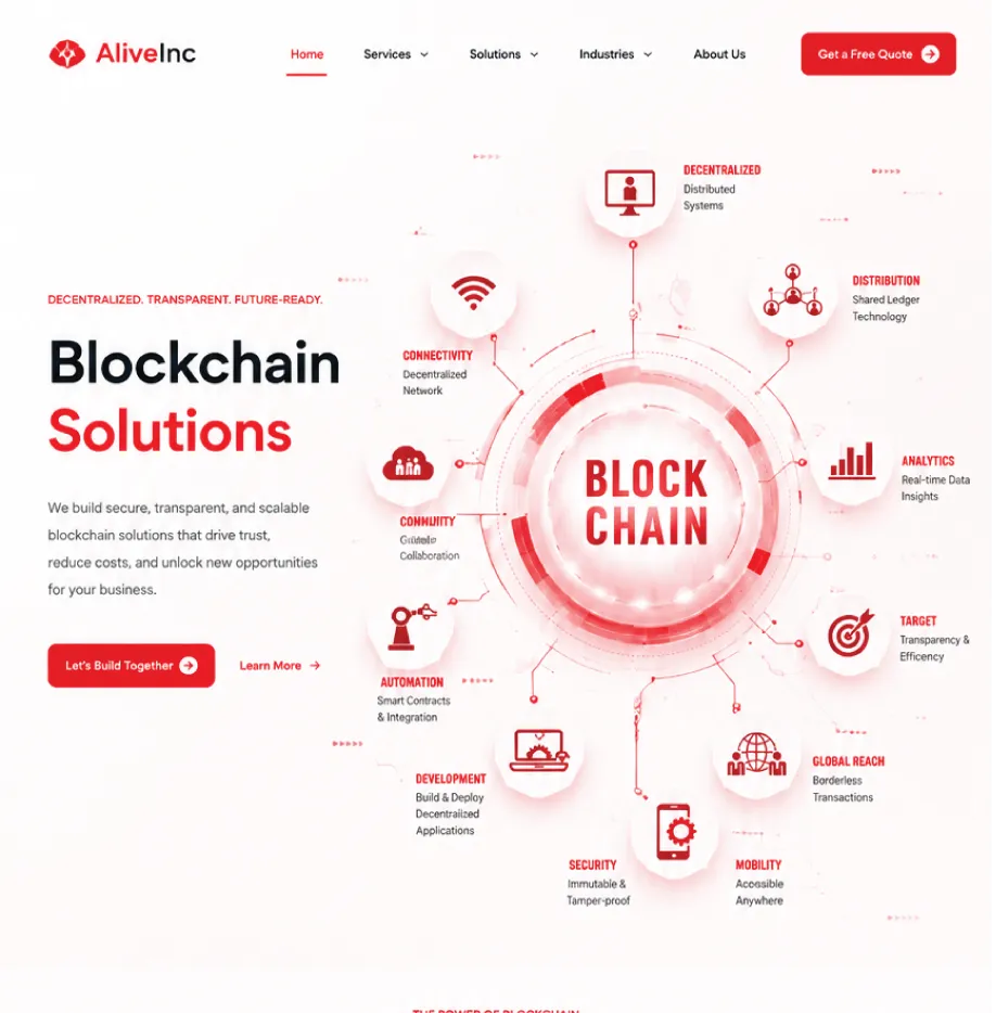 Blockchain and Web3 development services in Chennai