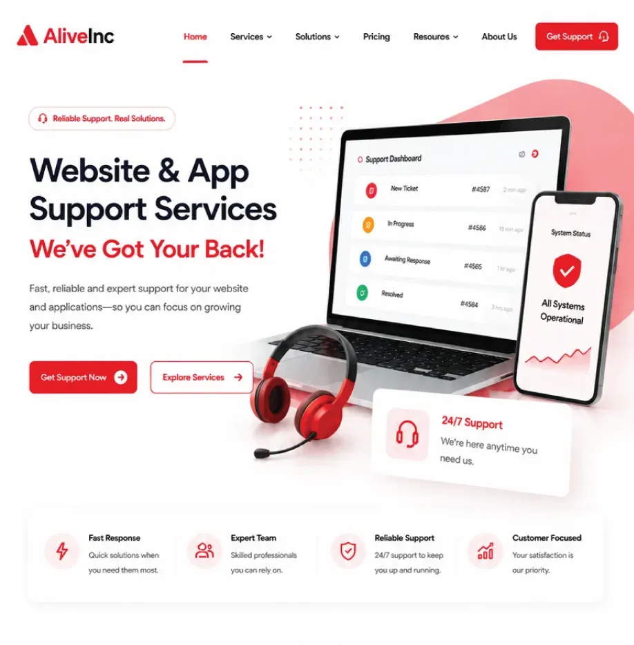Website and app support services in Guwahati